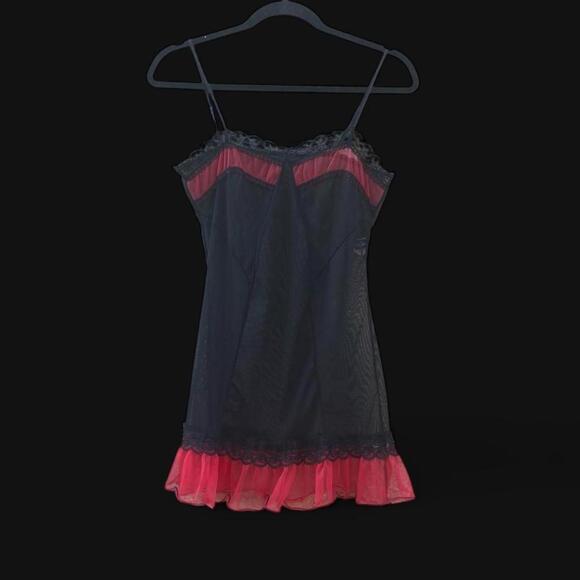 Lip Service Dresses & Skirts - vtg sheer goth mini slip dress